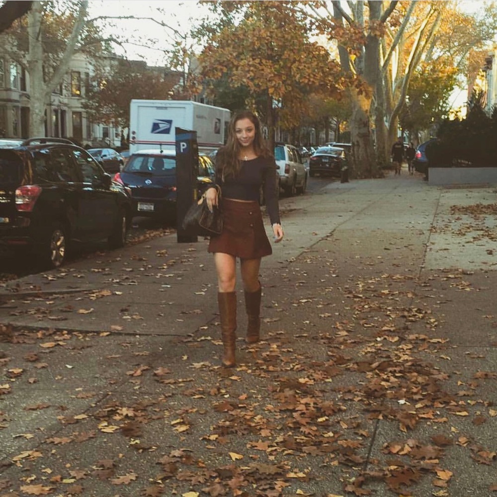 Beautiful brown winter skirt🎃☁️❄️